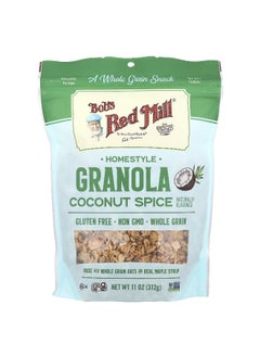 Bobs red mill Bob's Red Mill, Homestyle Granola, Coconut Spice, 11 oz (312 g)  - Image 1