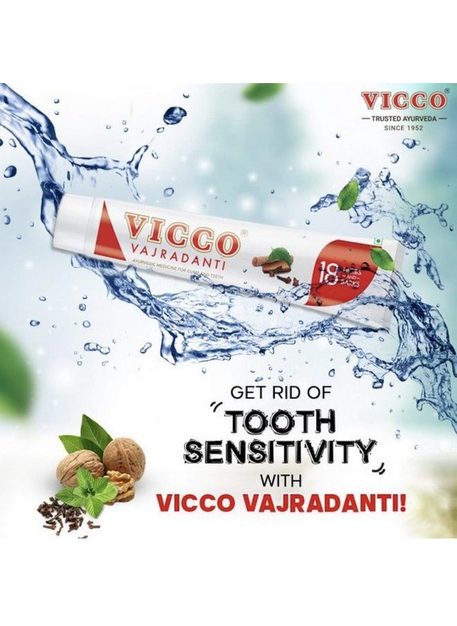 VICCO Vicco Mera Health Pack 1 Vicco Vajradanti Paste Regular Flavour (200G) + 1 Vicco Turmeric Cream (70G) + Vicco Turmeric Face Wash (70G)  - Image 2