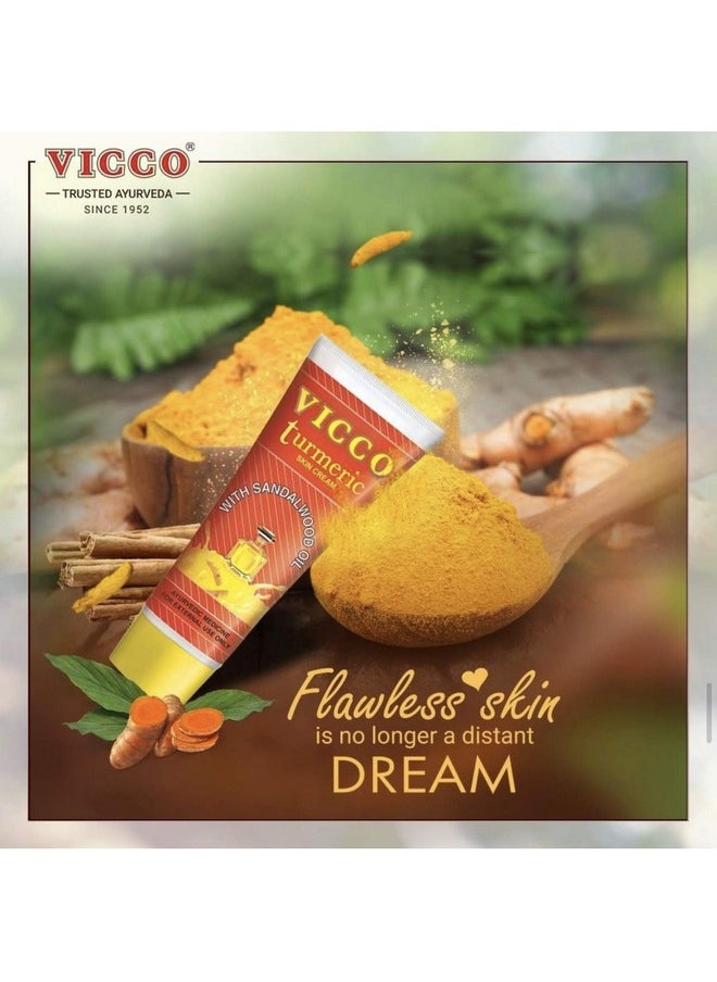 VICCO Vicco Mera Health Pack 1 Vicco Vajradanti Paste Regular Flavour (200G) + 1 Vicco Turmeric Cream (70G) + Vicco Turmeric Face Wash (70G)  - Image 3