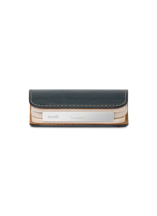 Moshi MOSHI IonGo 5K Portable Battery with built-in Lightning and USB-A Cables - Azure Blue