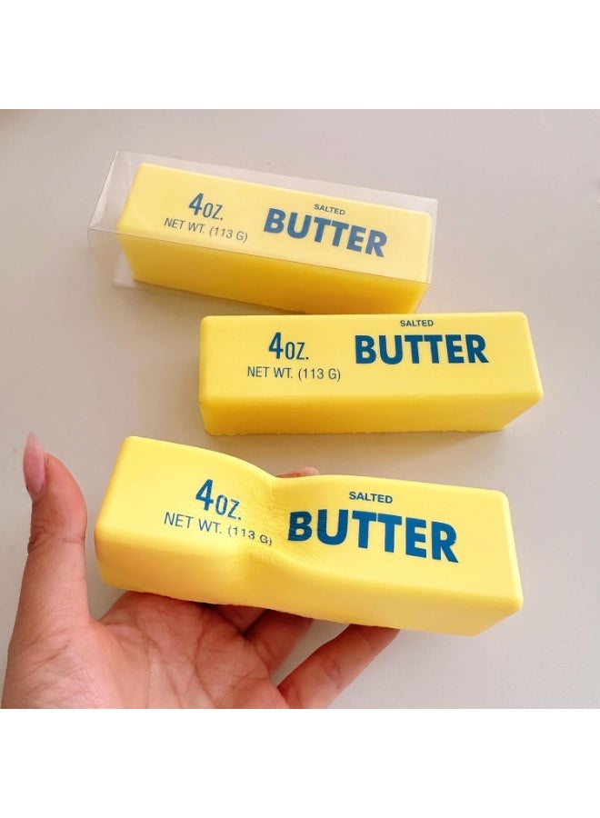 ATRJSZ Slow Rising Dumpling Squishy Butter Squeeze Toys Pack Sensory Stress Relief Squishies Soft & Stretchy Fidget Toys for Anxiety Relief Party Favors (Dumpling Squishy Butter) - Image 1