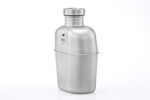 Keith Titanium Authentic Ti3060 Plastic-Free Canteen Mess Kit - Ultralight Carry Pouch ●●●●●●● Celebrating Over a Decade: Special Milestone Price for The Canteen Legacy! - Image 2