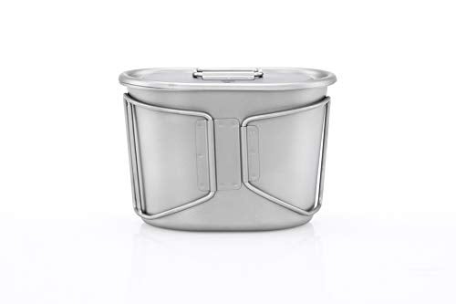 Keith Titanium Authentic Ti3060 Plastic-Free Canteen Mess Kit - Ultralight Carry Pouch ●●●●●●● Celebrating Over a Decade: Special Milestone Price for The Canteen Legacy! - Image 4