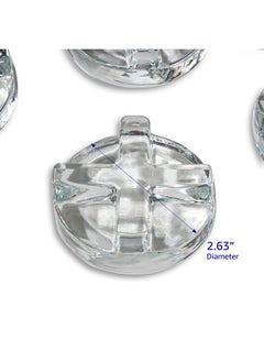 Trademark Innovations Trademark Innovations Glass Fermentation Pickling Jar Weights, Cross Grip Style (Set of 6)  - Image 2
