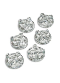 Trademark Innovations Trademark Innovations Glass Fermentation Pickling Jar Weights, Cross Grip Style (Set of 6)  - Image 4