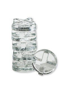 Trademark Innovations Trademark Innovations Glass Fermentation Pickling Jar Weights, Cross Grip Style (Set of 6)  - Image 1
