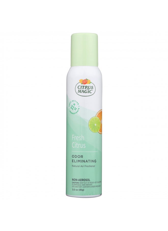 Citrus Magic Natural Odor Eliminating Air Freshener Spray, Fresh Citrus, 3-Ounce