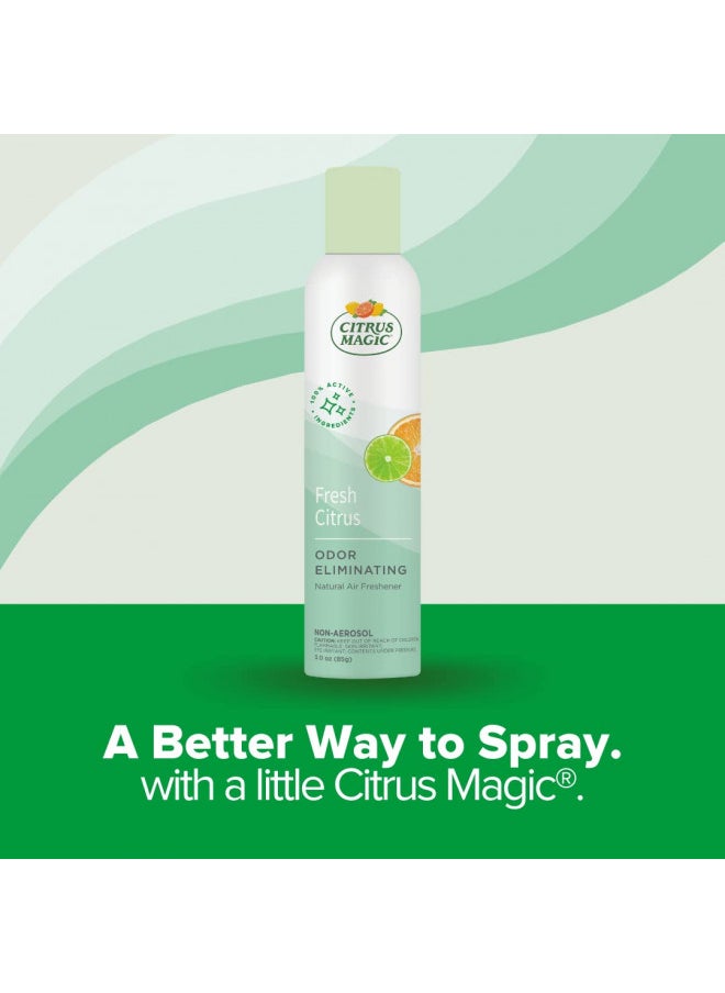Citrus Magic Natural Odor Eliminating Air Freshener Spray, Fresh Citrus, 3-Ounce