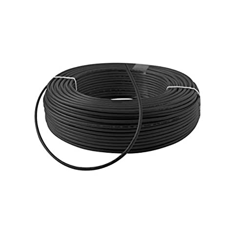 Salzer Flame Retardant Building Wire 4 Sq/mm – 99.997% ETP Pure Copper, 1100 V PVC Insulation, ISI Certified – 90 M Coil (Black) - Image 2