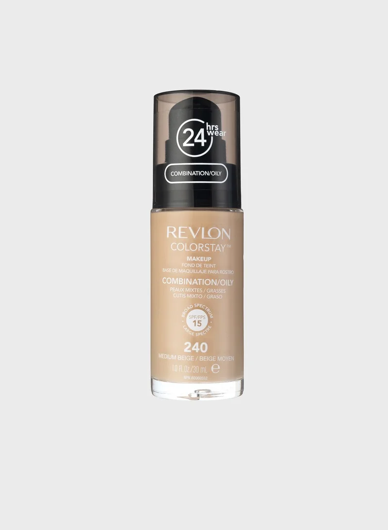 Revlon Colorstay Foundation For Combination Oily Skin - Medium Beige