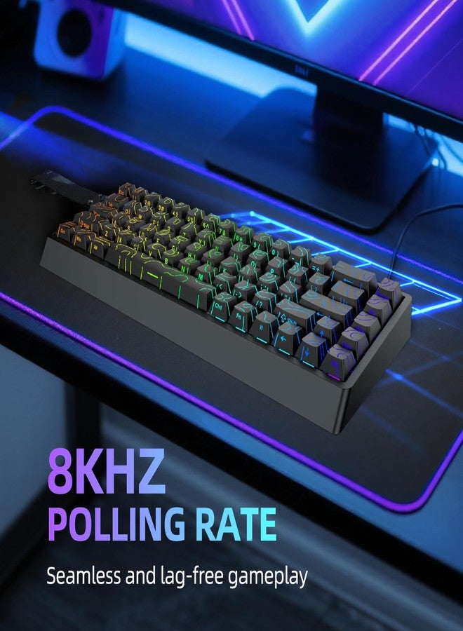 IROK ND68PRO 68 Keys Wired Magnetic Switch Keyboard, 0.001MM RT Accuracy, 8KHZ Polling Rate/Latency As 0.08MS/256KHZ Single Key Scan Rate/ARGB，Hot Swappable,Gasket Structure Gaming Keyboard(Black) - Image 3