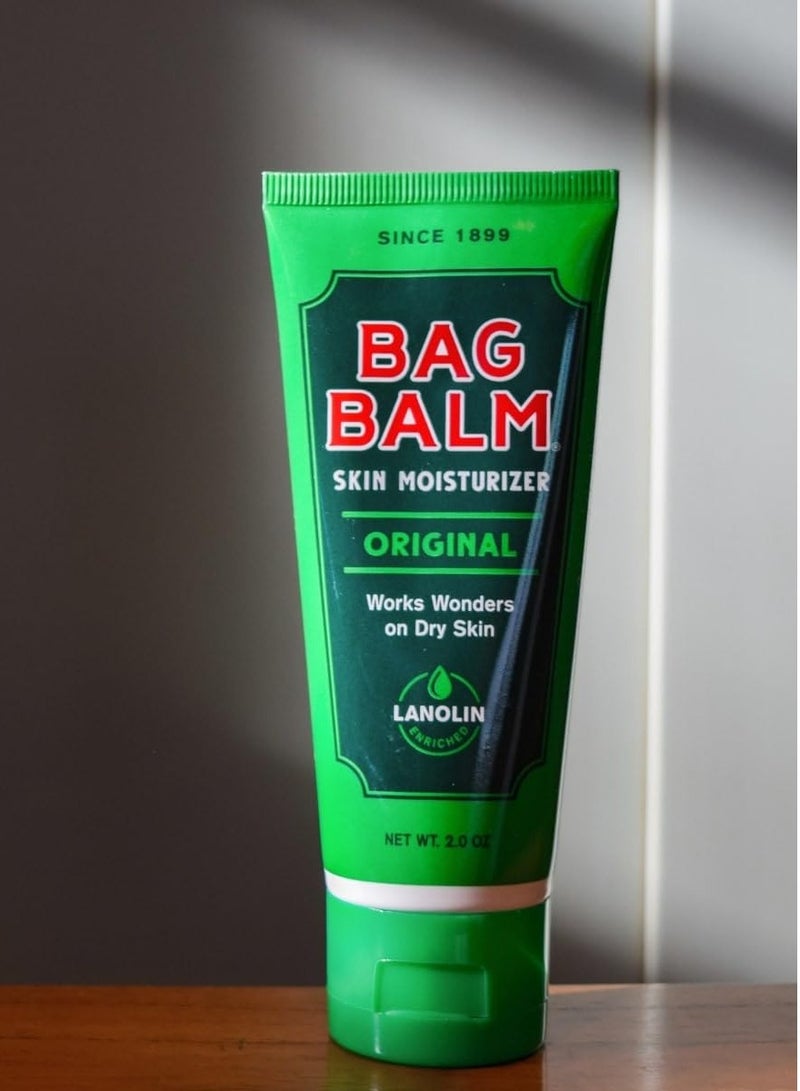 Bag Balm Bag Balm Vermont's Original Hand Moisturizer, Hand Balm for Dry Skin, Cracked Hands, Heels & Dry Hands Treatment, For Dogs and More Ointment, Dry Skin Lotion (2oz Tube (Pack of 2)) - Image 5