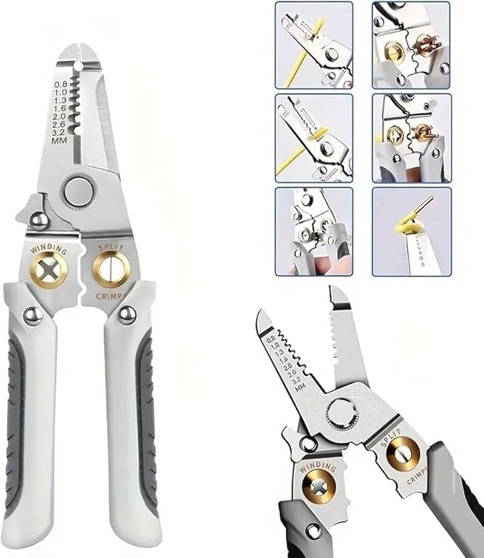 HOMARTELSpecial Wire Stripper for Electrician Decrustation Pliers Multifunctional wire stripper and cutter cutter tool stripper plier  - Image 5