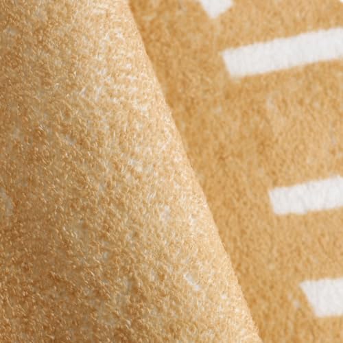 Topotdor Rainbow Round Kids Play Rug Alphabet Nursery Area Rug Extra Large Soft Crawling Play Mat for Children Toddlers Bedroom (63 inch, Multi Color) - Image 3