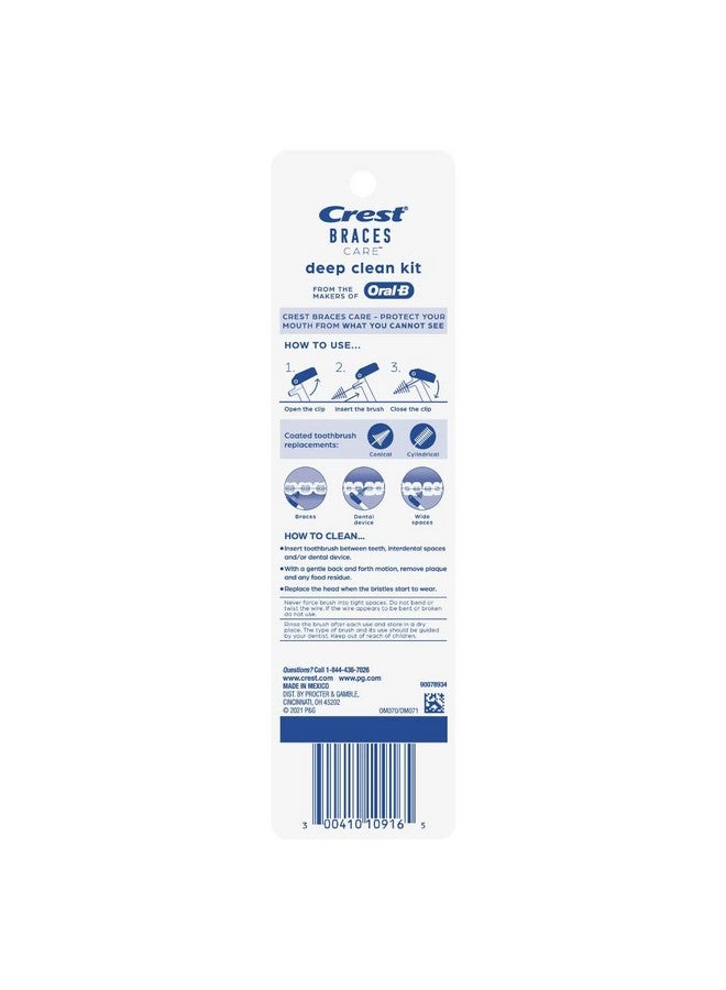 Crest Braces Care Deep Clean Kit with Interdental Toothbrush, 1 Count - Image 2