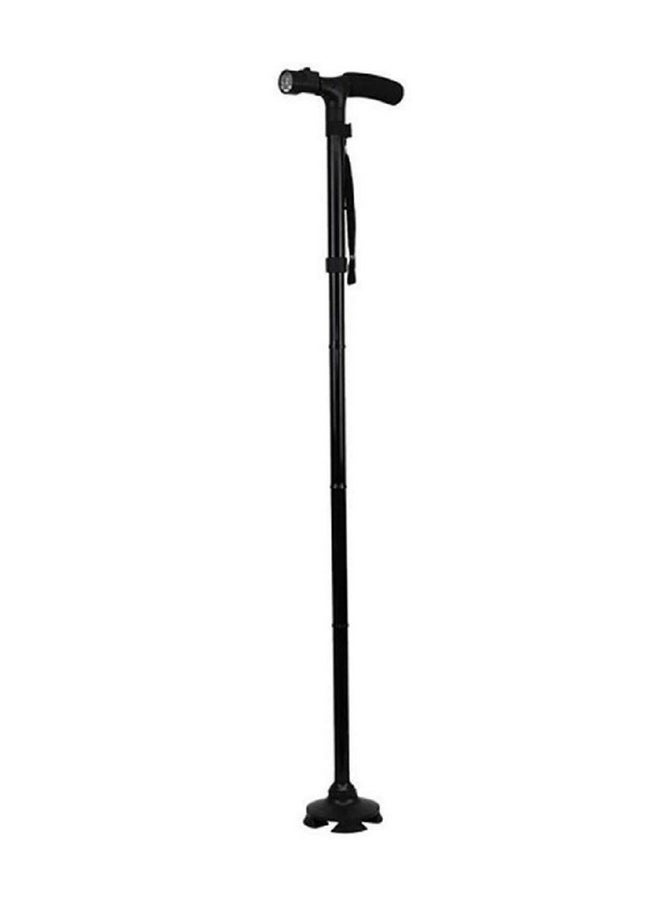 Maharsh Walking Stick Trusty Cane LED Folding Walking Triple Head Pivot Base Adjustable As Seen On TV