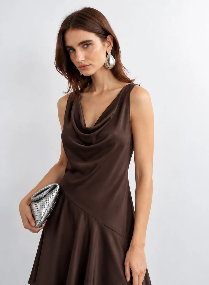 Vero Moda VMMIRO Sleeveless Short Waterfall Dress Woven