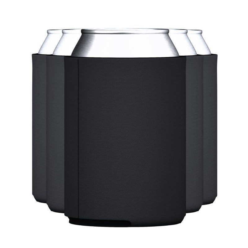 G7 Power TahoeBay Blank Can Cooler Sleeves 5Pack Plain Soft Insulated Blanks for Soda Beer Water Bottles HTV Vinyl Projects Wedding Favors and Gifts Black