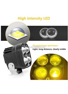 TBS DESIGN TBS S40 Max YW Waterproof Driving Off-Road Work Lights  LED White Driving Fog Lights 2 Pieces Of 3 Inch 40W For Off-Road 4X4 Jeep  - Image 4