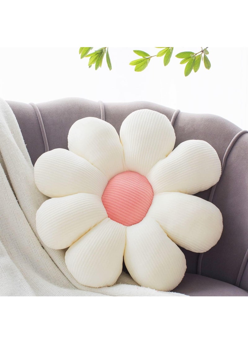 FASHION HOME - Daisy Flower Shaped Throw Pillows Floor Preppy Cushion for Bedroom Sofa Chair Room Décor - Image 1