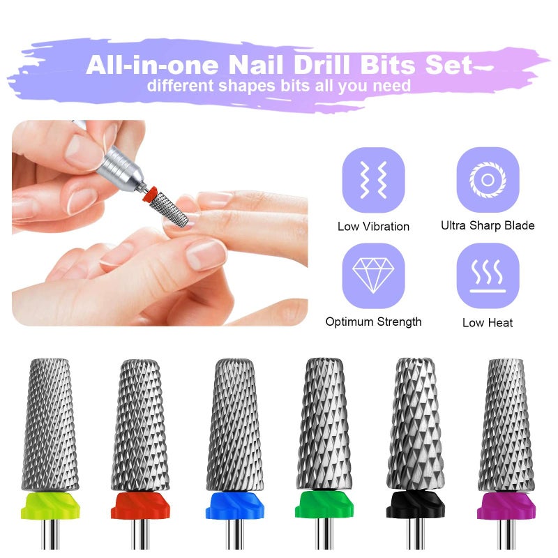 Tungsten steel armor remover oil glue polishing head  black - Image 3
