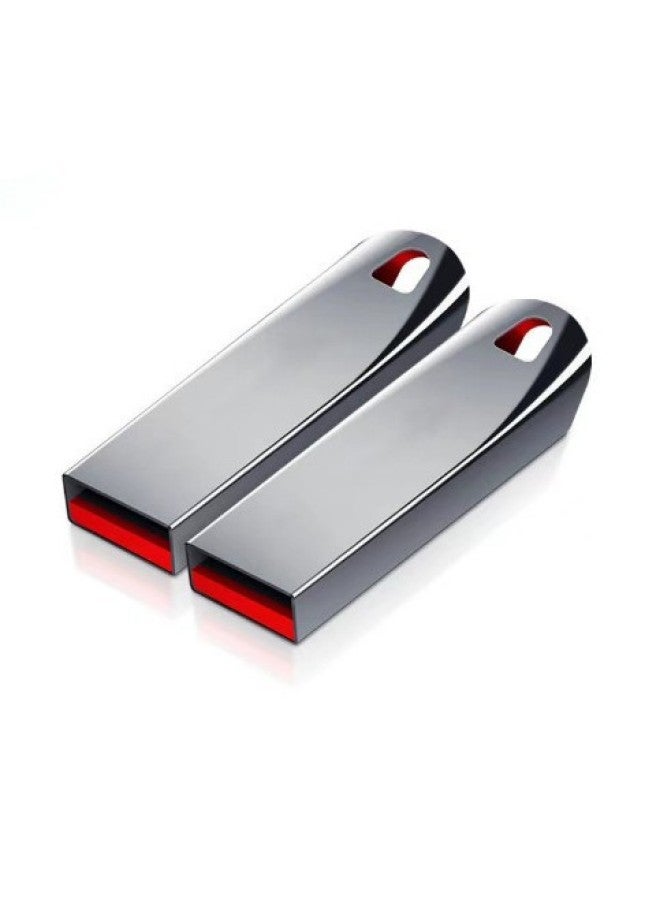 Expansion Disk Upgrade U Disk Static Library 16G 32G 64G Metal U Disk Key Ring U Disk 512g 1TB 2TB-Color:Grey-Capacity:32g Expanded 512g  - Image 3