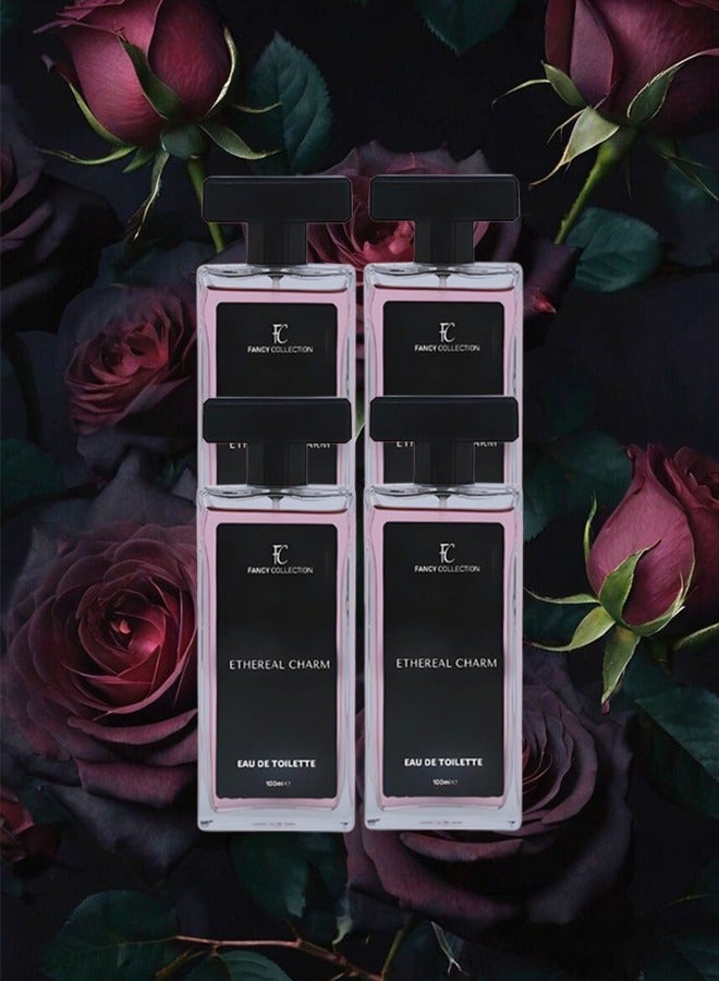 فانسي كوليكشون 4 قطع عطر أثيريل تشارم فانسي للنساء 100 مل - Image 1