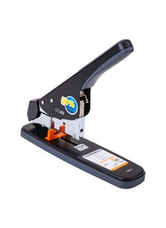 Deli Deli E0484 Heavy Duty Stapler - Stapler for 120 Sheets, Black, 50% Effort-Saving, Anti-Skid Base, Convenient Low-Staple Indicator  - Image 2