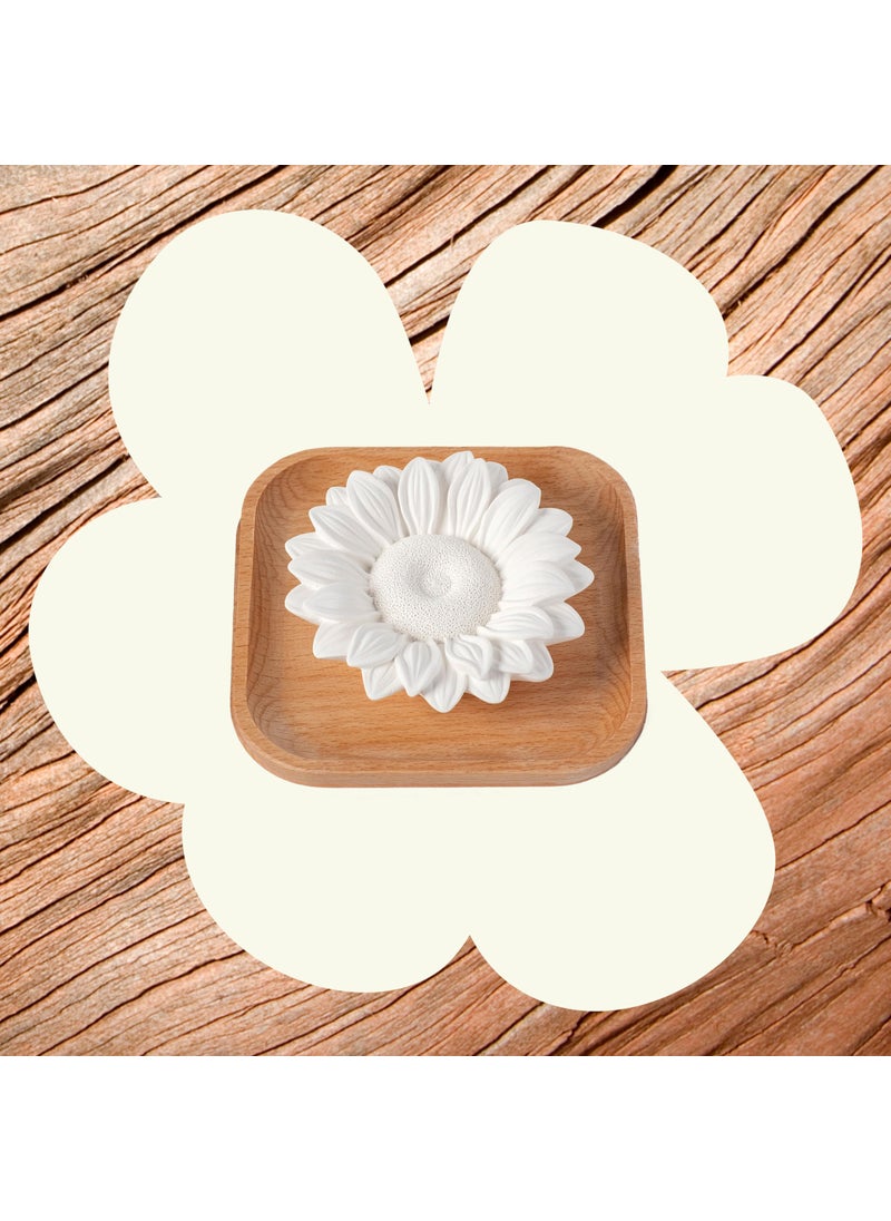 Plant Therapy Plant Therapy Passive Sunflower Aromatherapy Diffuser - A Chic and Natural Home, Office, and Travel Essential Oil Diffuser  - Image 3