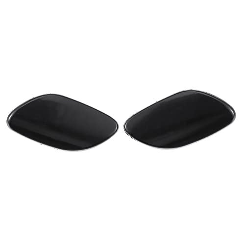 ACROPIX Front Left Right Side Bumper Headlight Washer Nozzle Cover Cap Fit for Volvo S80 - Pack of 2 Black - Image 1