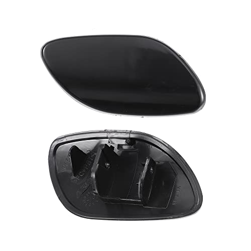 ACROPIX Front Left Right Side Bumper Headlight Washer Nozzle Cover Cap Fit for Volvo S80 - Pack of 2 Black - Image 5