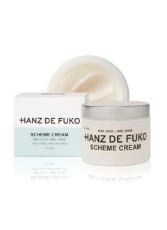 hanz de fuko Hanz de Fuko Scheme Cream - Premium Men's Hair Styling Cream with Medium Hold & High Shine Finish, 2 oz.  - Image 1