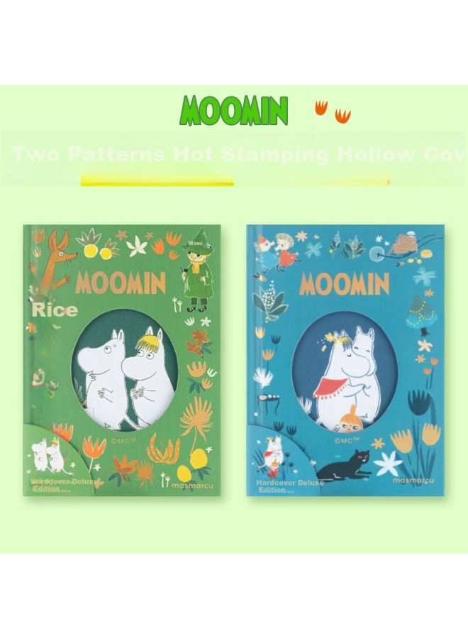 Masmarcu M&g Stationery, Mumin A6 Notebook, Hardcover Edition Stylish Design, Student Notebook With Ruled Pages, 96 Pages, Blue Version, Qj000822 - Image 5