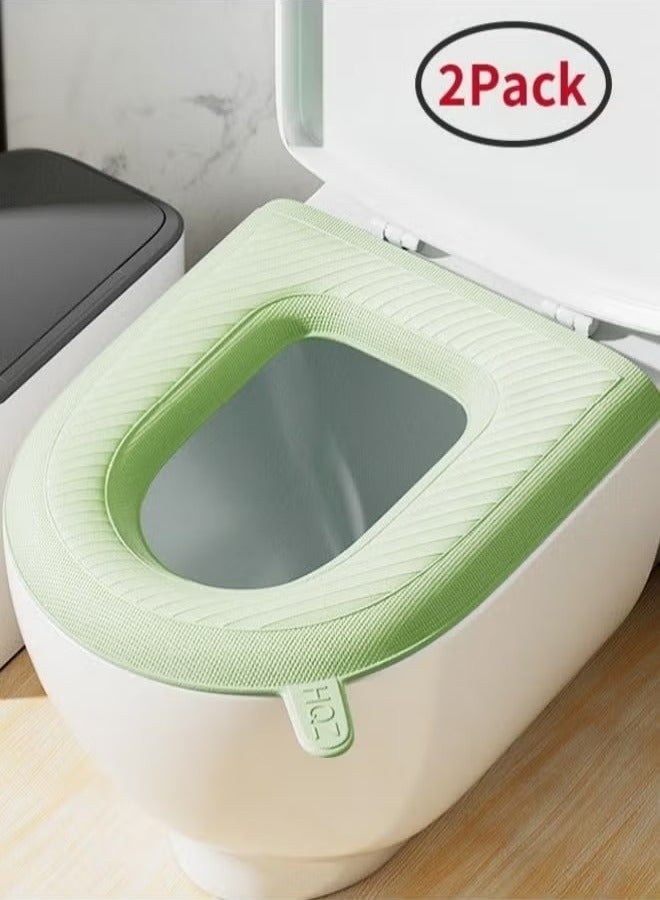 وسادة مقعد المرحاض ، غطاء مقعد للسيليكون مقاوم للماء ، قابلة للغسل ، قابلة لإعادة الاستخدام ودائم - Image 1