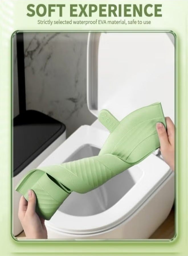 وسادة مقعد المرحاض ، غطاء مقعد للسيليكون مقاوم للماء ، قابلة للغسل ، قابلة لإعادة الاستخدام ودائم - Image 5