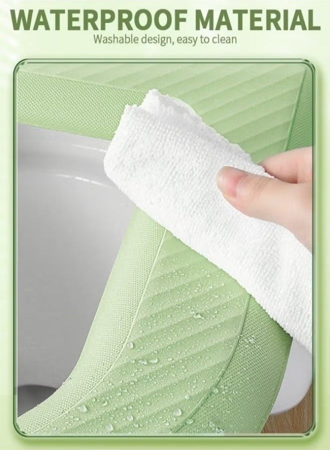 وسادة مقعد المرحاض ، غطاء مقعد للسيليكون مقاوم للماء ، قابلة للغسل ، قابلة لإعادة الاستخدام ودائم - Image 4