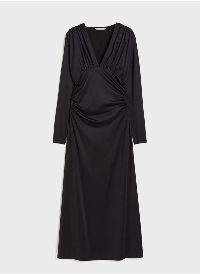 H&M Draped Knitted Dress