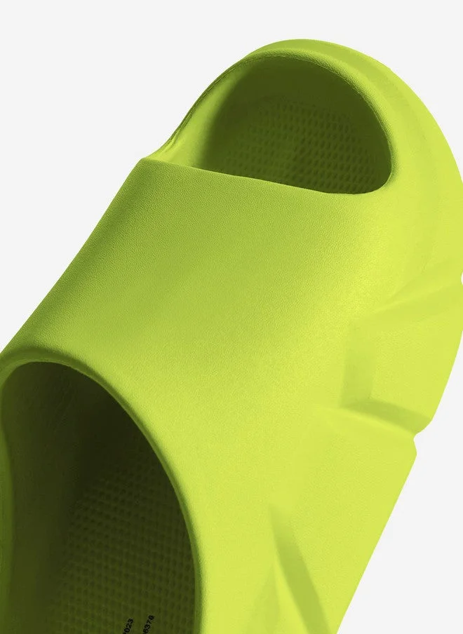 The Souled Store  The Souled Store Men Solid Lime Green EVA Sliders  | Best Price UAE