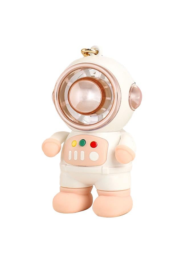 إسكدنيا Mini Fan USB Charging Bladeless 3 Speed Portable Cute Cartoon Spaceman Small Handheld Desk Fan for Students Roseate - Image 4