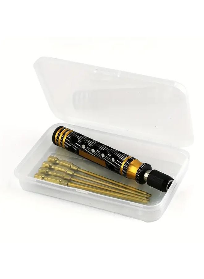 1 مجموعة أداة مفك براغي سداسي مطلي بالتيتانيوم لإصلاح سيارة RC قارب نموذجي - Image 5