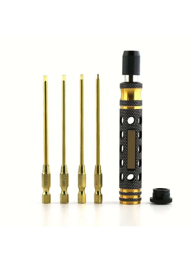 1 مجموعة أداة مفك براغي سداسي مطلي بالتيتانيوم لإصلاح سيارة RC قارب نموذجي - Image 2