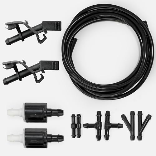 Click&Fit Windshield Washer Nozzles Repair Kit compatible with Toyota Highlander 07-24, RAV4 Corolla Camry 4Runner Prius Sequoia, Lexus RX350 ES350 ES300h GX460 – Replaces 8538112300, Extension Set - Image 3