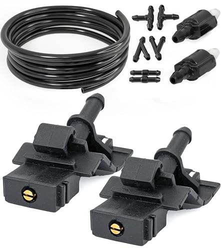 Click&Fit Windshield Washer Nozzles Repair Kit compatible with Toyota Highlander 07-24, RAV4 Corolla Camry 4Runner Prius Sequoia, Lexus RX350 ES350 ES300h GX460 – Replaces 8538112300, Extension Set - Image 1