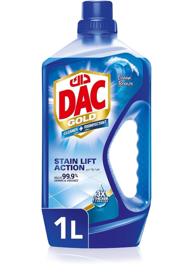 Dac DAC Gold Multi-Purpose Disinfectant Ocean Breeze 1L - Image 1