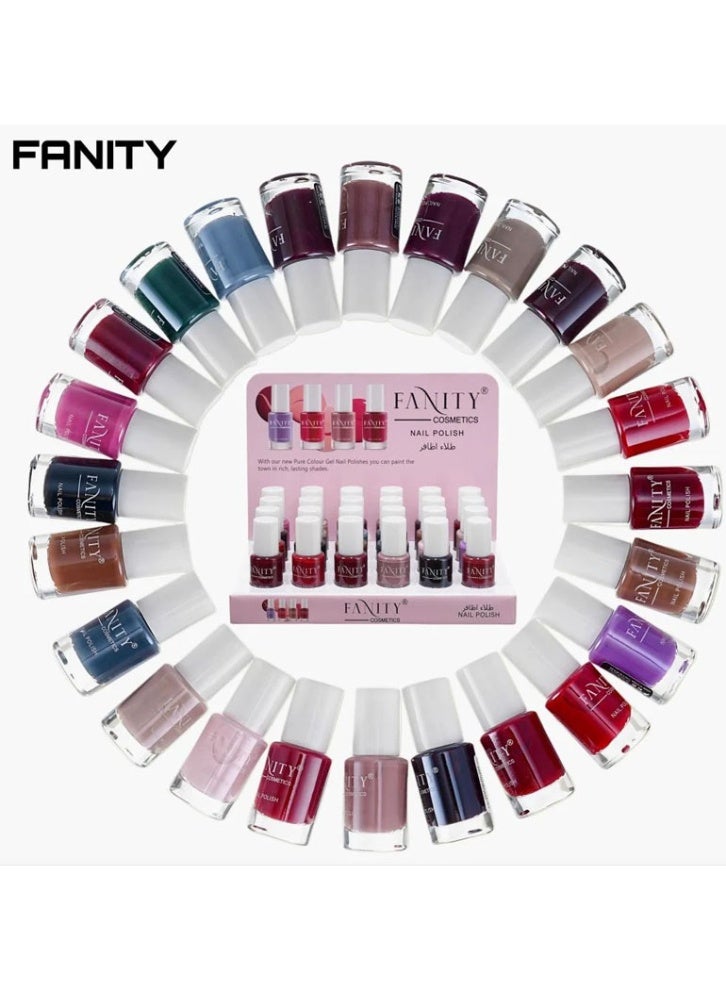 FANITY Luxury colored nail polish, 24 pieces, FANITY PH-1013 - Image 1
