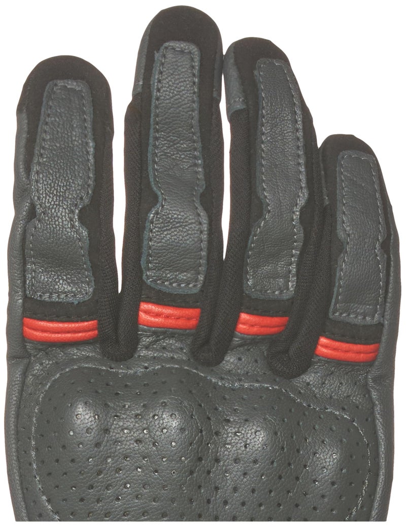 Raida CruisePro II Motorcycle Gloves (S, Grey-Red) - Image 2