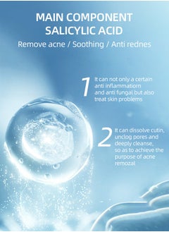 MOOYAM 2 Pcs Salicylic Acid Remove Acne Gel, Rapid Action Acne Spot Treatment for Face Closure & Acne Dots, Premium Acne Scar Gel & Pimple Remover, 20g  - Image 4