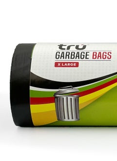 Tru Garbage Bags Compact Roll Black 90x110cm 60Gallon (15pc x 3 Rolls) 45bags  - Image 3