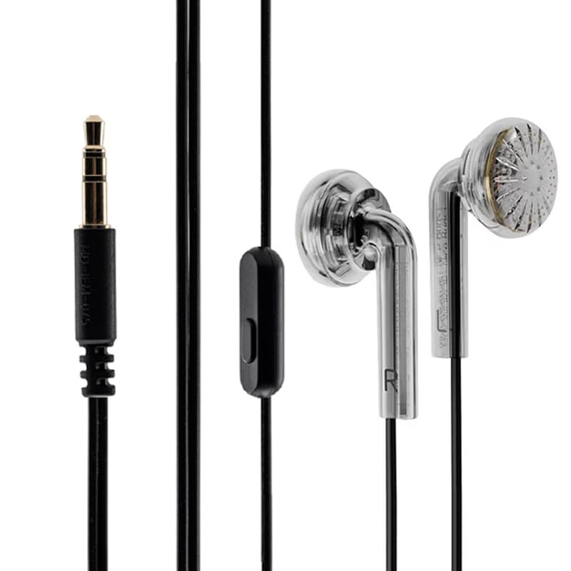 Moondrop Nice Buds Flat-Headed Earbuds with 3.5mm Stereo Plug (Transparent with Mic) - Image 1