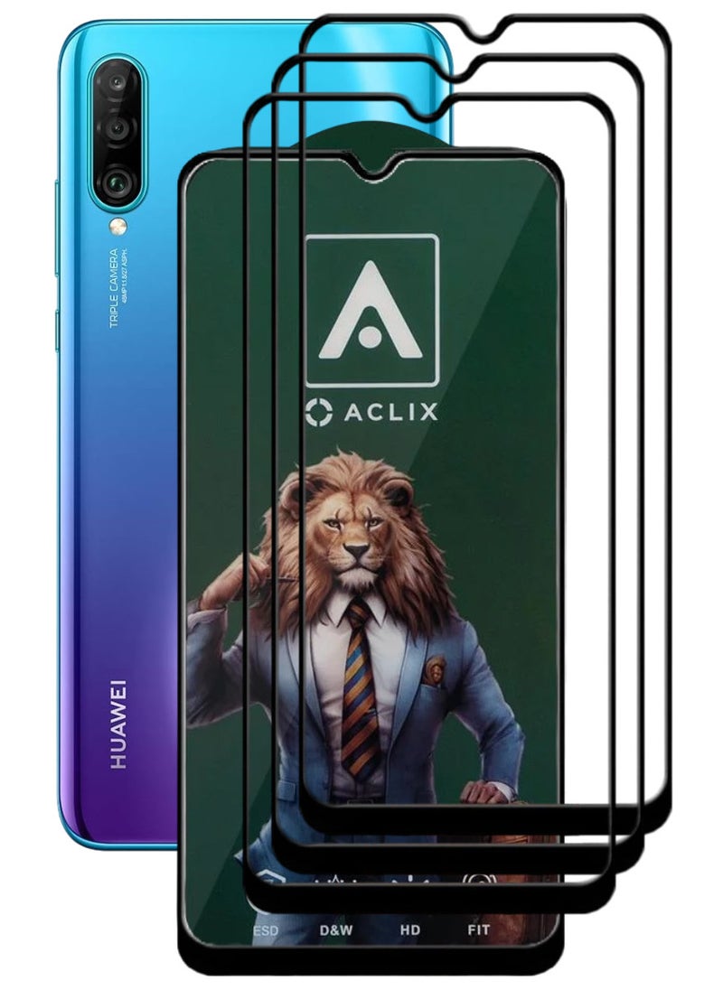 ACLIX 3 Pieces Antistatic ESD Dustproof Premium Quality High Definition Tempered Glass Screen Protector Designed For Huawei P30 lite - Image 1